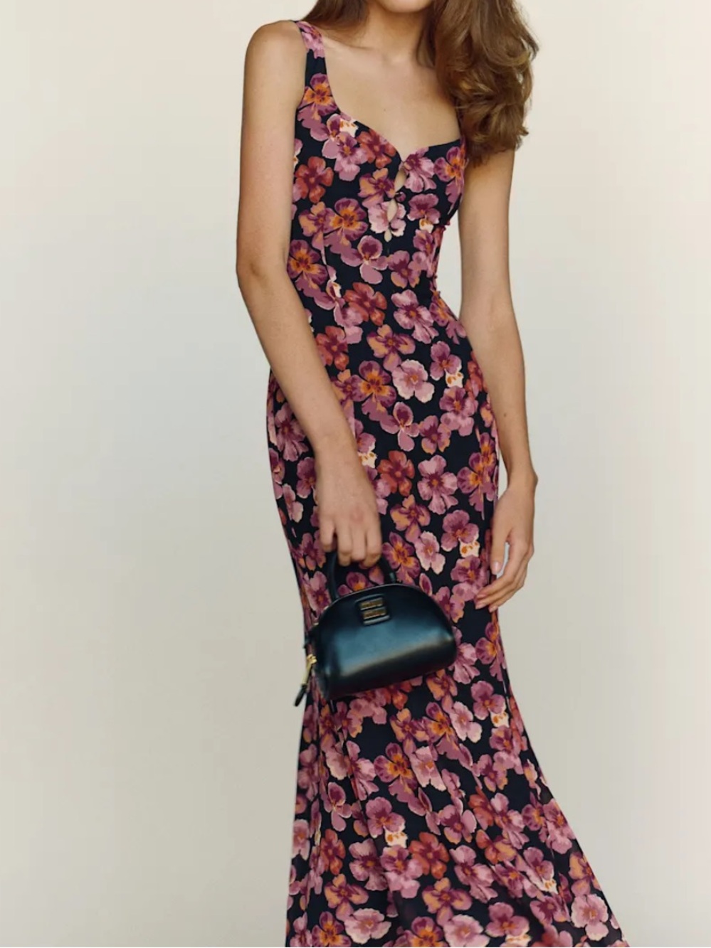 Reformation Laine Dress Blue - Size 8
